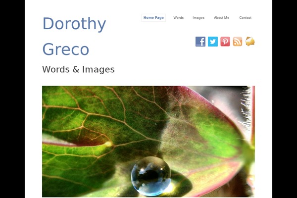 Portfolio theme site design template sample