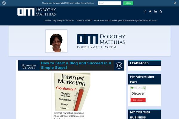 MW Small theme site design template sample
