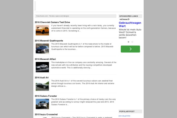 doschcars.com site used Seoadsense