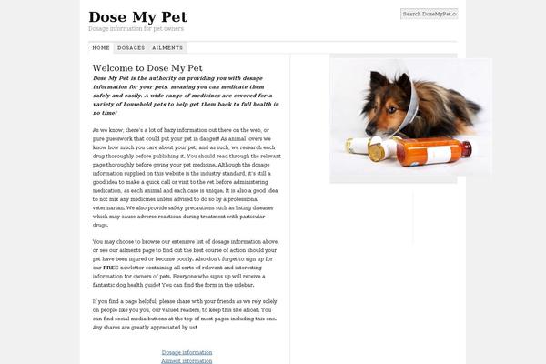 Thesis 1.8.5 theme site design template sample