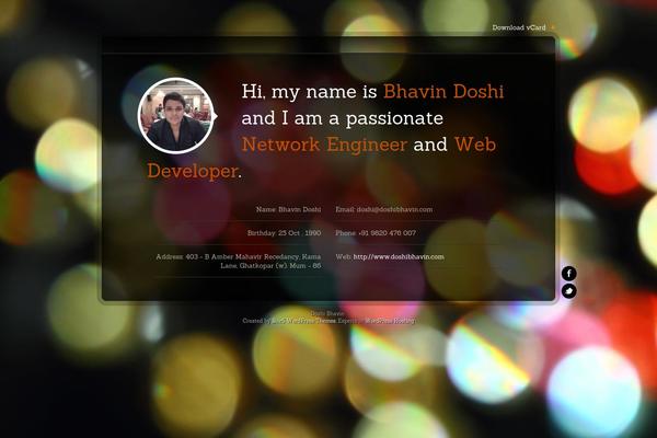 Db theme site design template sample
