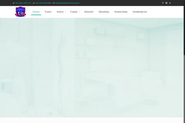 BeTheme Child theme site design template sample