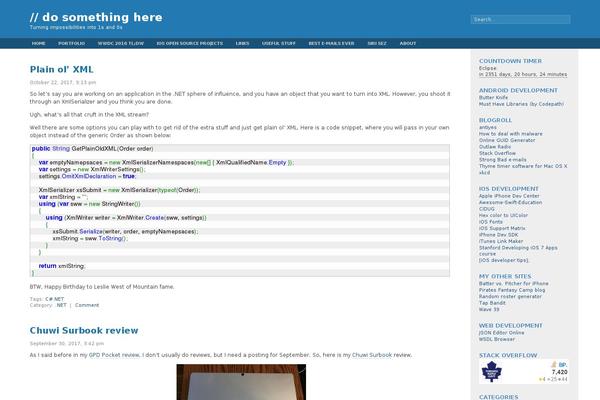 Fluid Blue theme site design template sample