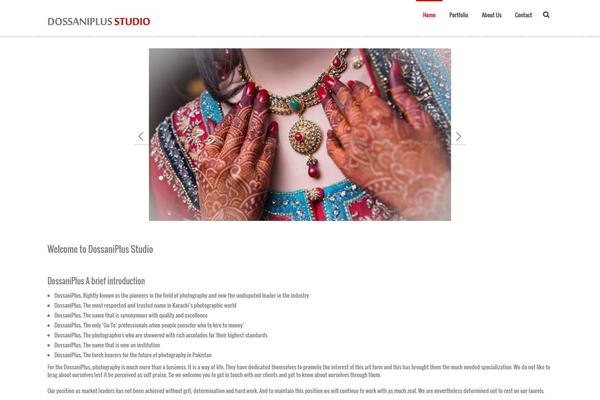 Infinite theme site design template sample