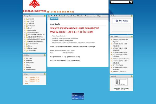 dostlarelektrik.net site used I3theme-seo-turkce