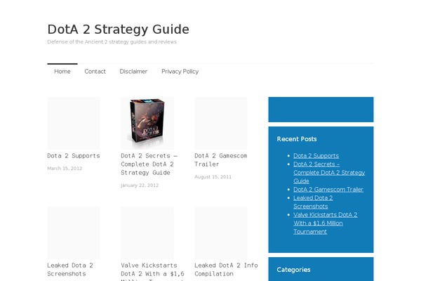 Semicolon theme site design template sample