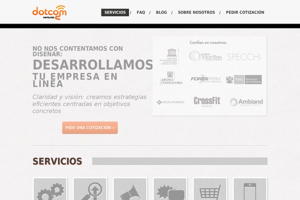 dotcom.pe site used Dotcom