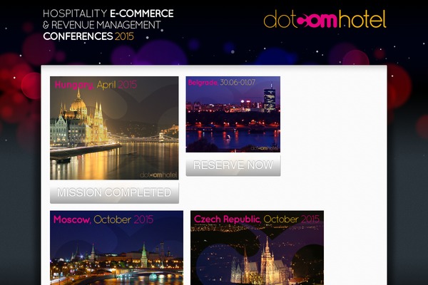 dotcomhotel.eu site used Expo18 Responsive Event Conference WordPress Theme