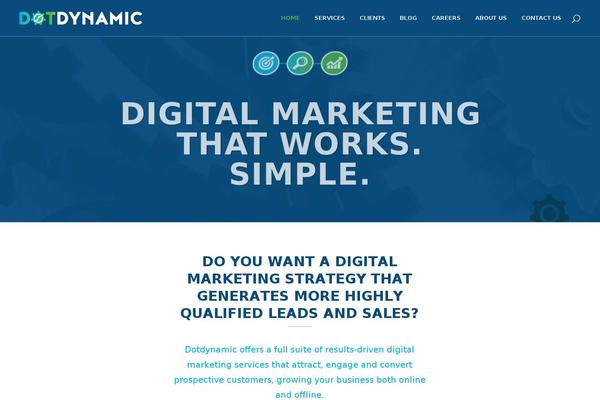 Inspire theme site design template sample