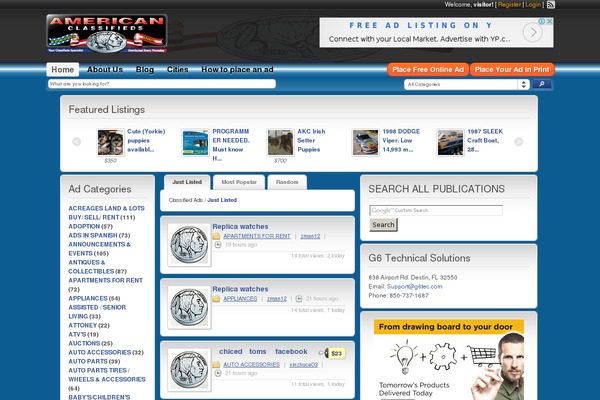 dothanamericanclassifieds.com site used Amclass