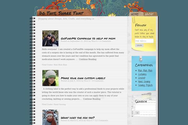 dothissharethat.com site used Headway