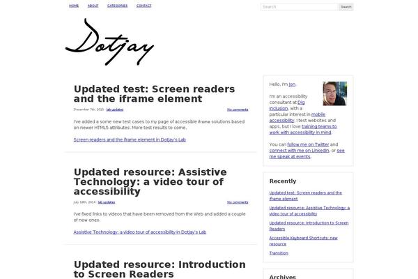 dotjay.co.uk site used Dotjay-minimal