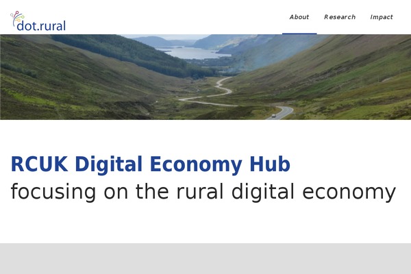 dotrural.ac.uk site used Agile
