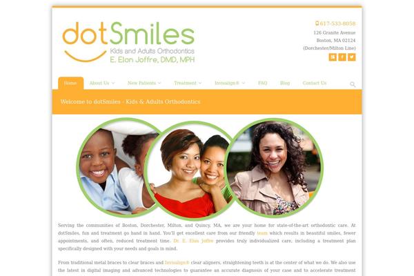 Discovery theme site design template sample