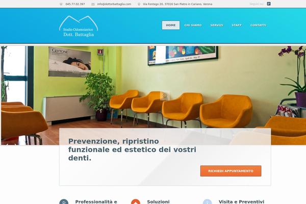 Medicate theme site design template sample