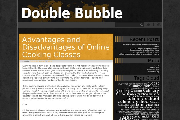 Ping theme site design template sample
