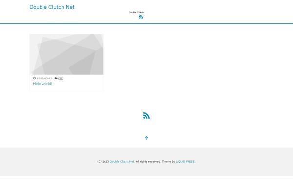 Liquid-light theme site design template sample