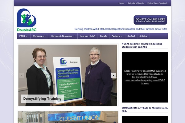doublearc.org site used Converse