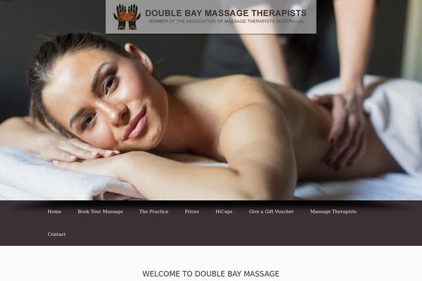Massage theme site design template sample