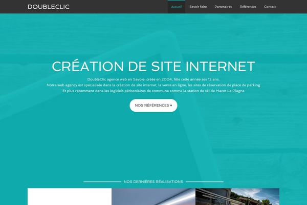 doubleclic.fr site used Agency Pro
