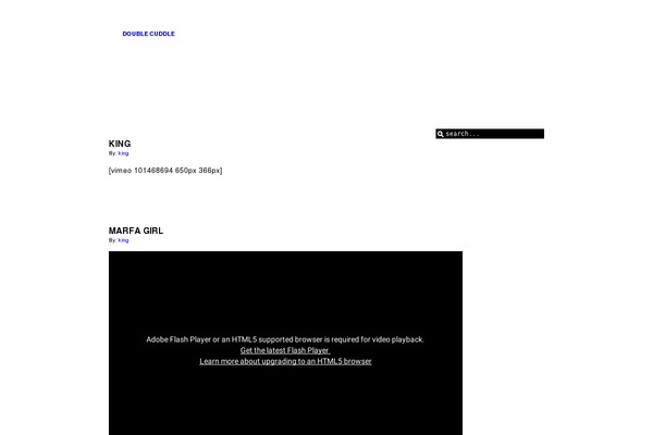 doublecuddle.com site used an ordinary theme