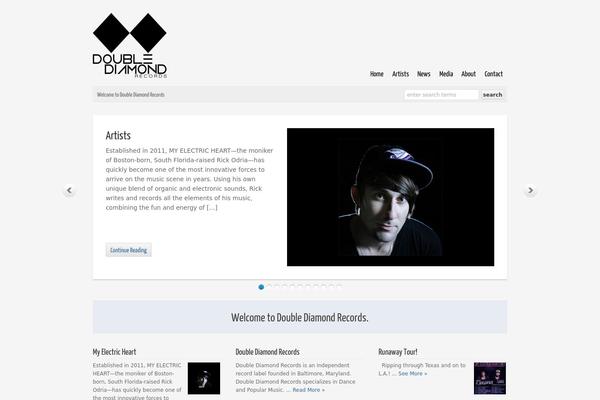 doublediamondrecords.com site used Wp-responsive109