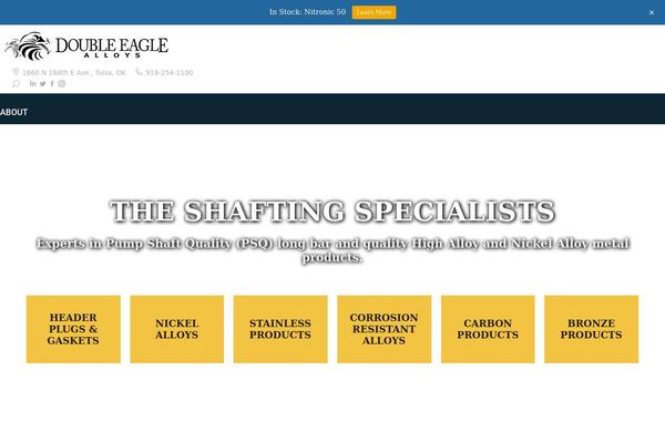 doubleeaglealloys.com site used Dea-theme