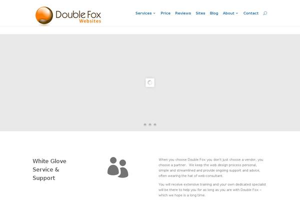 Divi Child theme site design template sample