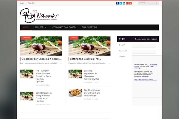 Site using Userpro-socialwall plugin