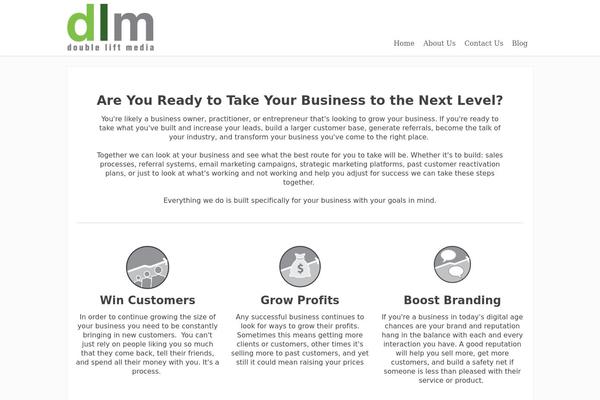 Focusblog theme site design template sample