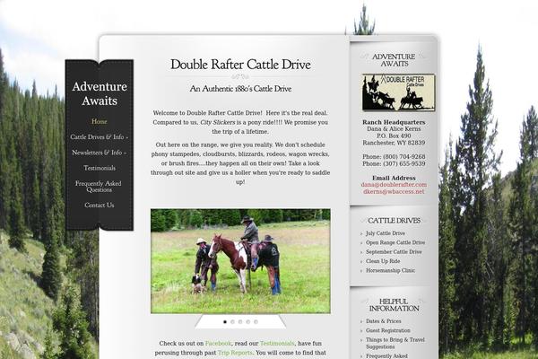 Memoir theme site design template sample