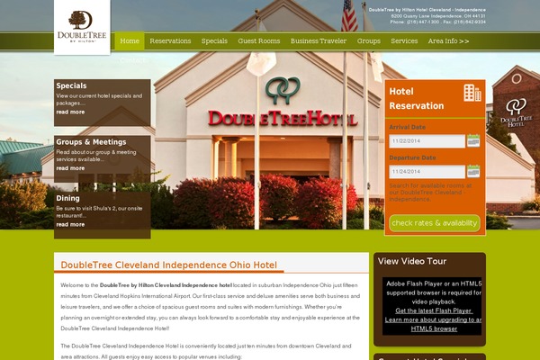 doubletreeclevelandindependencehotel.com site used Hotel1