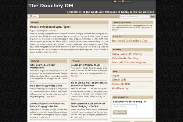 Cover WP theme site design template sample