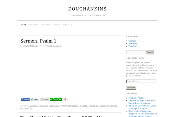 Brunelleschi theme site design template sample