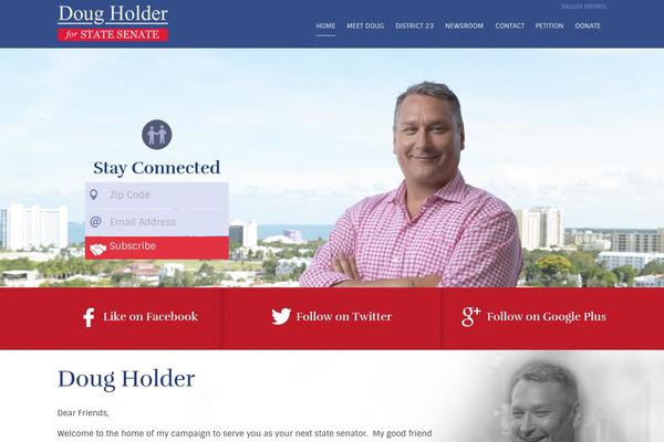 Politics theme site design template sample