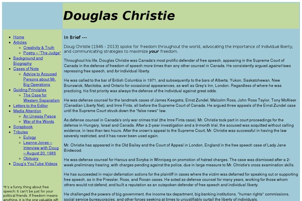 douglaschristie.com site used Magnetic