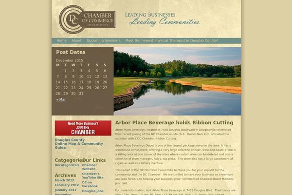 douglascountychamber.com site used Chamber