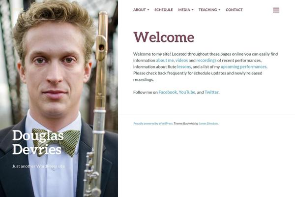 Bushwick theme site design template sample