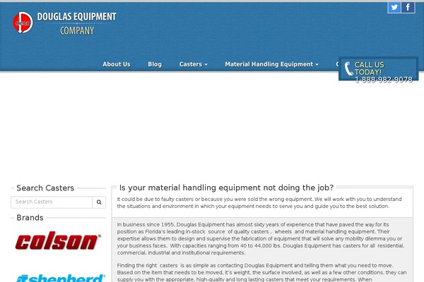 Douglas theme site design template sample