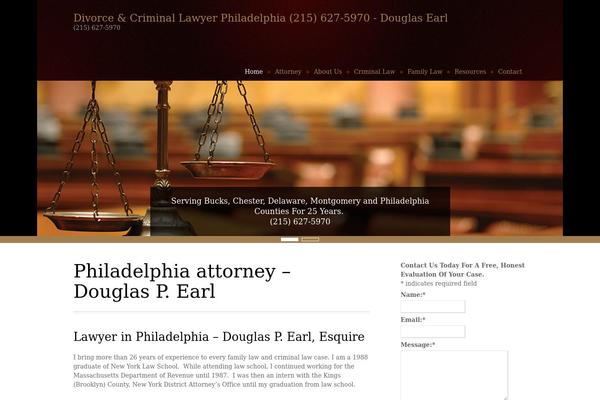 douglaspearl.com site used Amadeus-theme