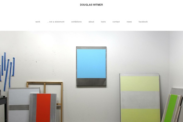 douglaswitmer.com site used Portofolio
