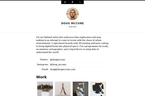 Ryu theme site design template sample