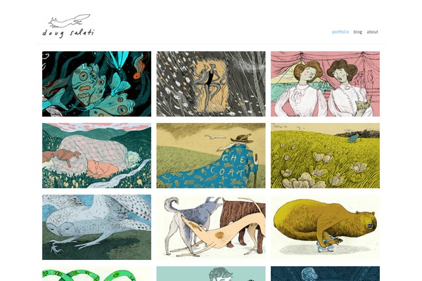 Julia theme site design template sample