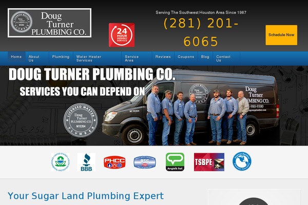 dougturnerplumbing.com site used Legacy