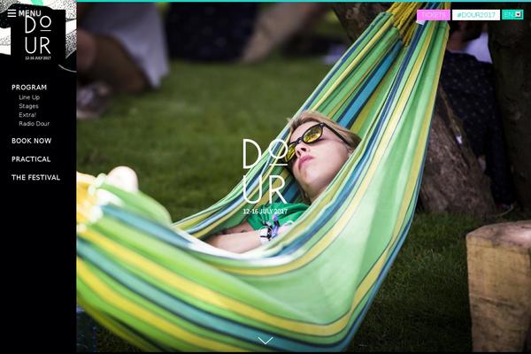 Site using Cookies-dour-festival plugin