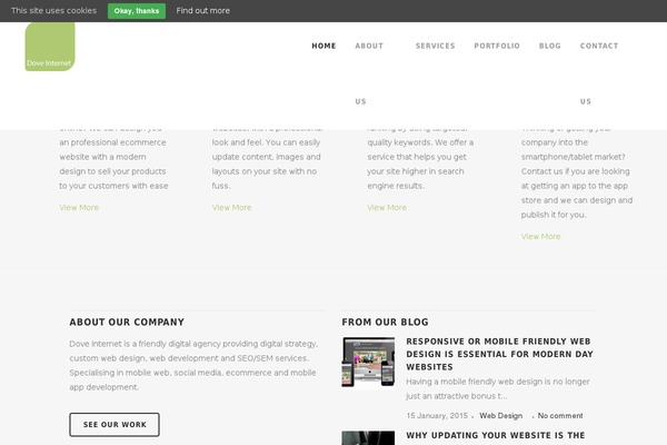 Bridge theme site design template sample