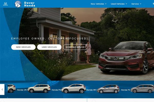 Dealer Inspire theme site design template sample