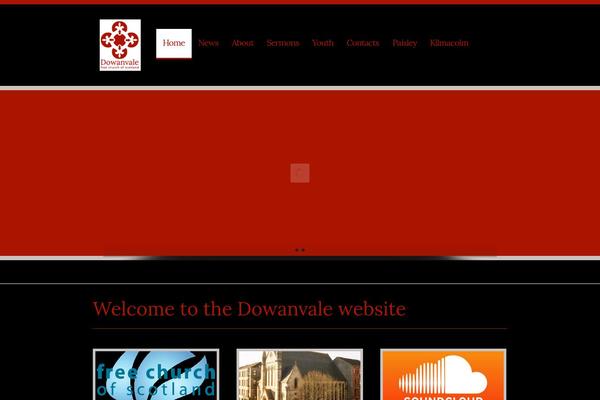 Churchope theme site design template sample