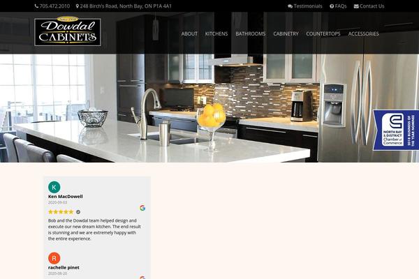 Unicon-child theme site design template sample