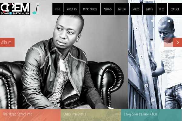 Muse theme site design template sample